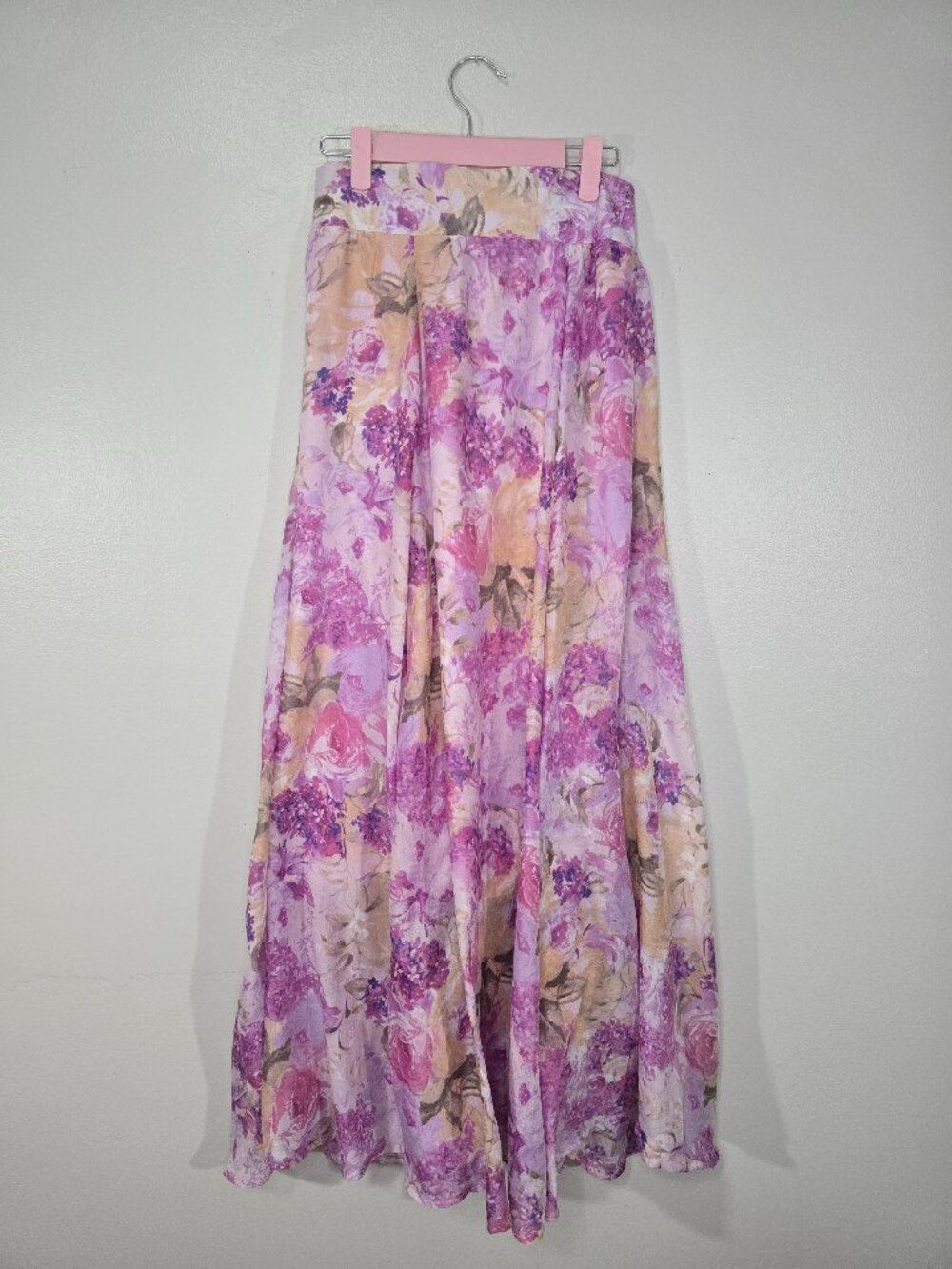 Like New Her Destiny Purple Floral Maxi Skirt - Size Small - Tall Girl Friendly